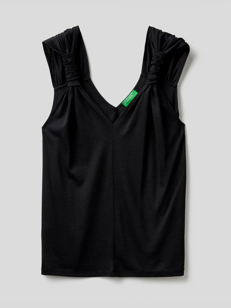 Top in flowy fabric image number 1