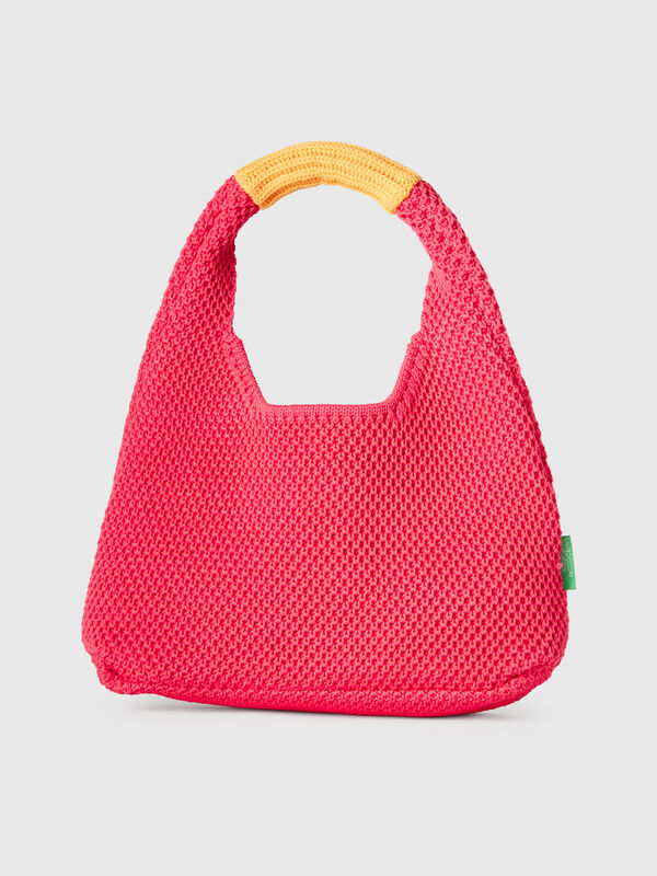 Small crochet shoulder bag Women