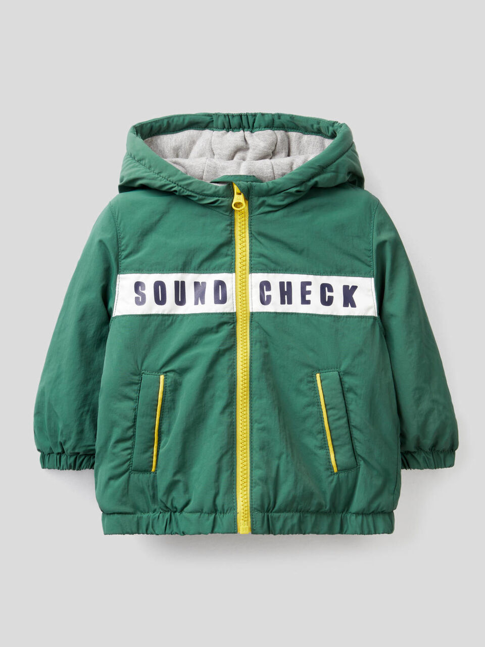 Lined jacket with hood image number 1