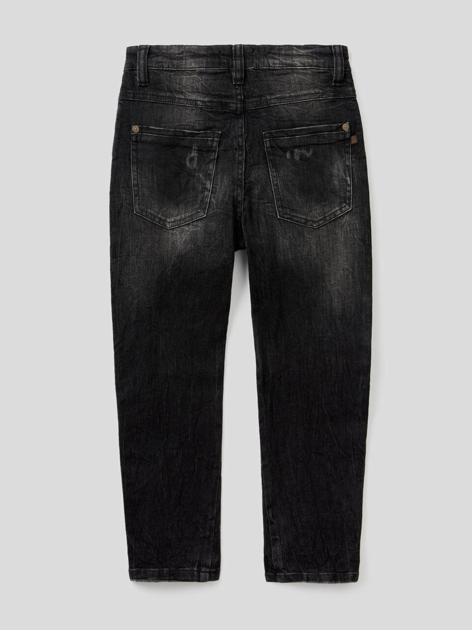 Carrot fit jeans in stretch cotton image number 2