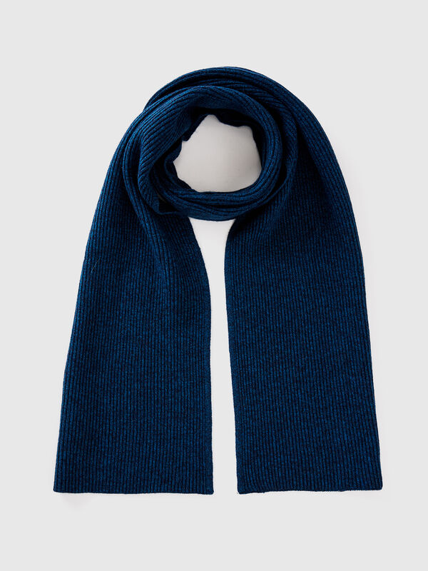 Scarf in wool and cashmere blend Men