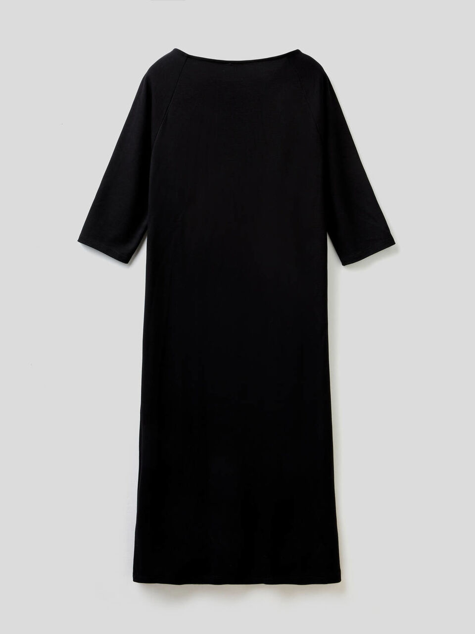 3/4 sleeve midi dress image number 2