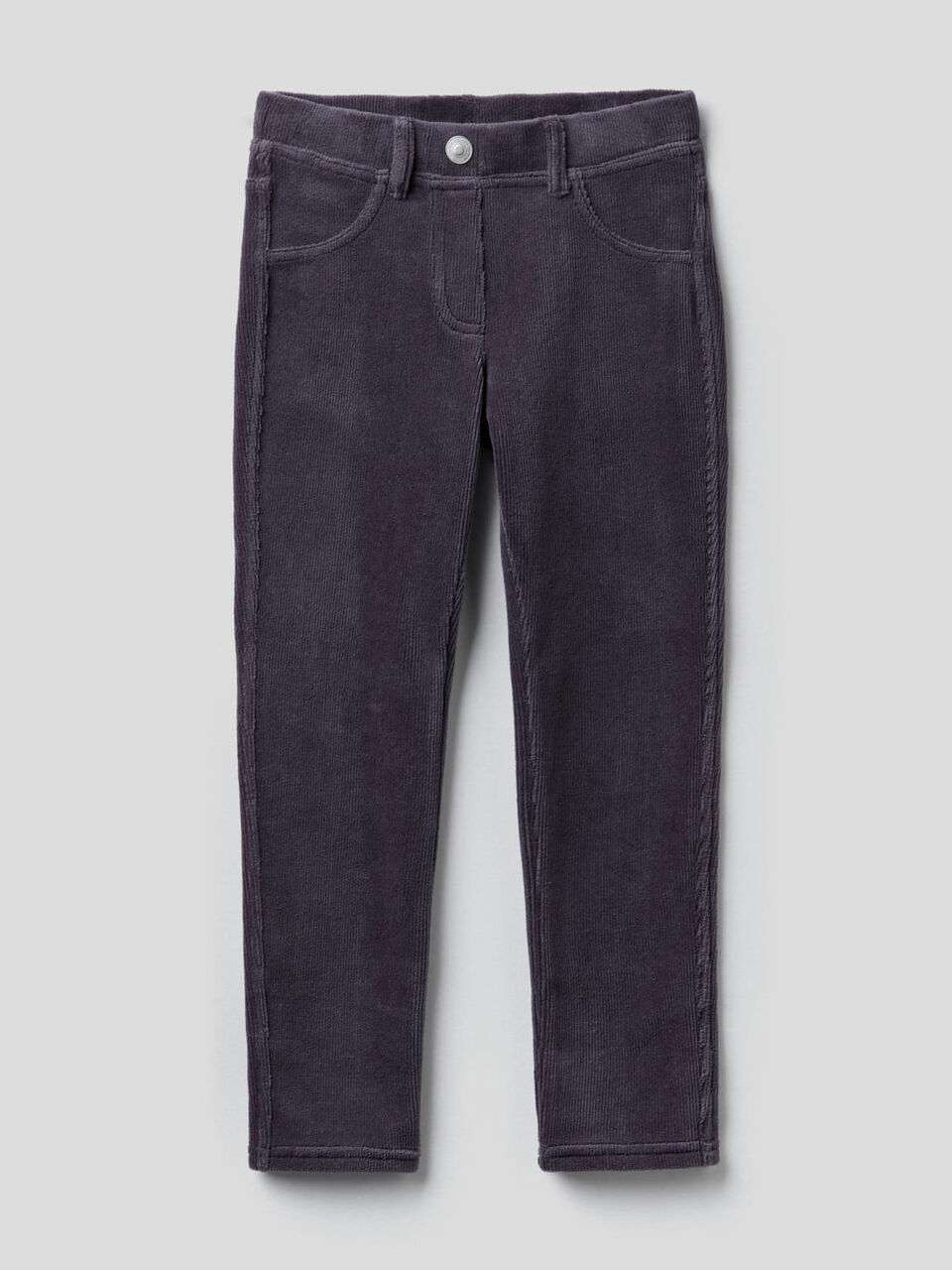 Super skinny chenille trousers image number 1