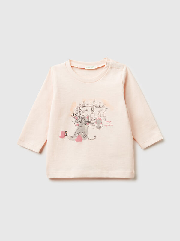 T-shirt with embossed print New Born (0-18 months)