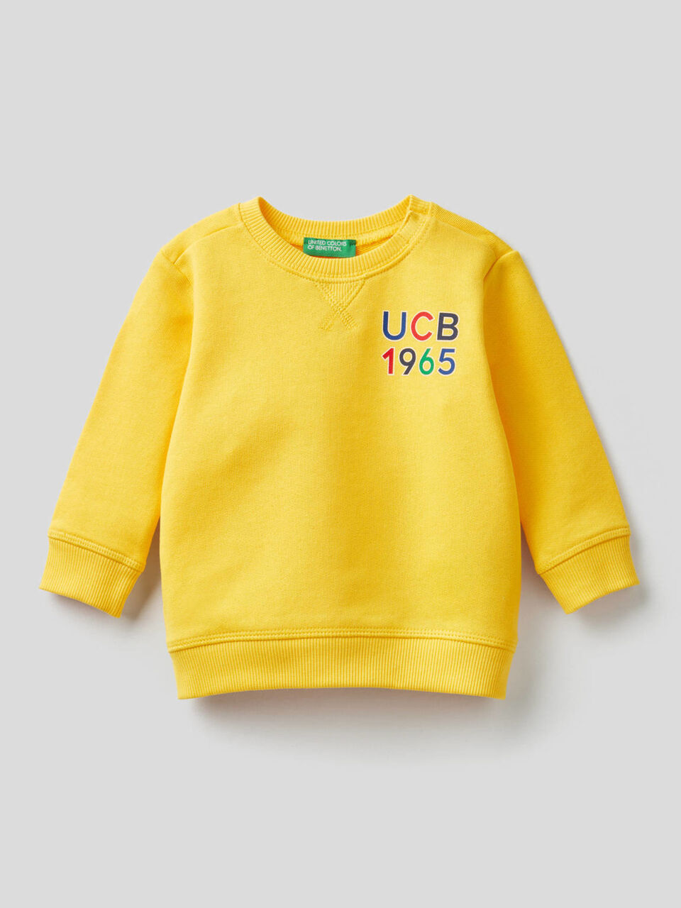 Organic cotton sweatshirt with print image number 1