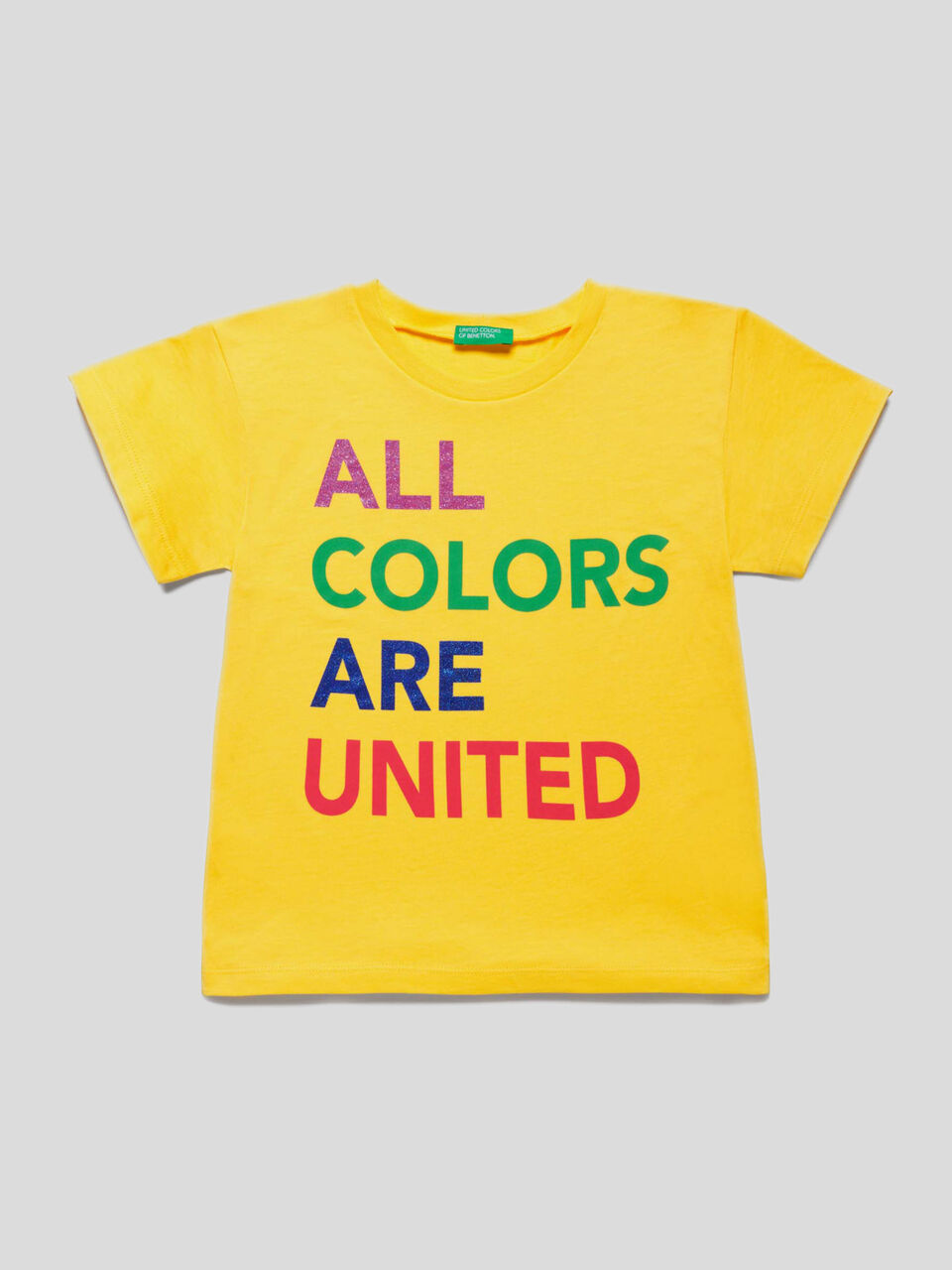 T-shirt with multicolor logo print image number 1