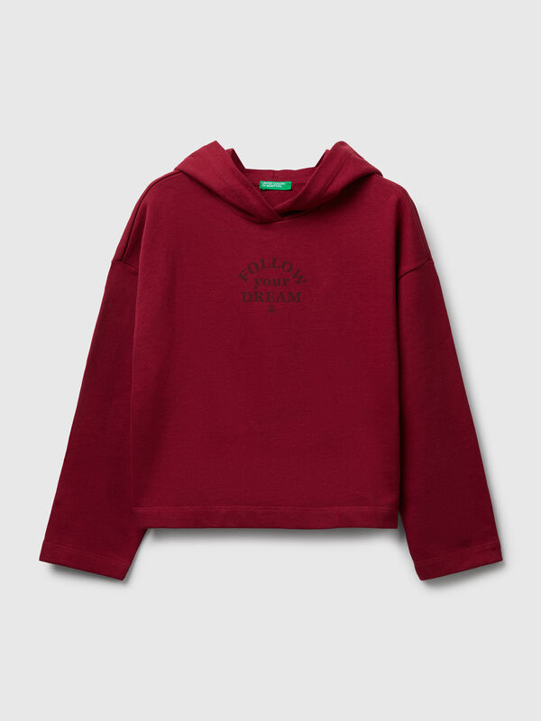 Sweatshirt with slogan print Junior Girl