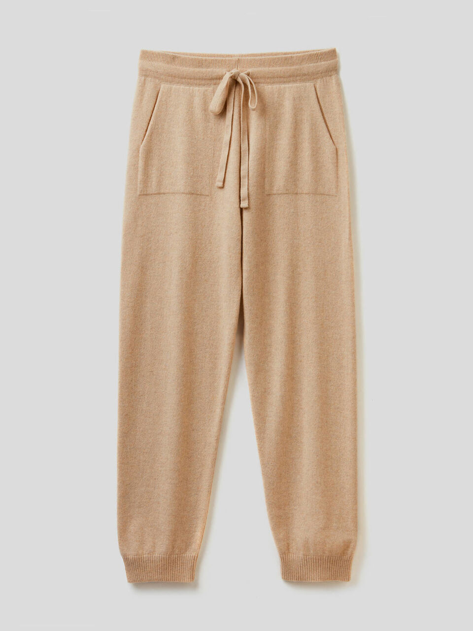 Pure cashmere sporty trousers image number 1