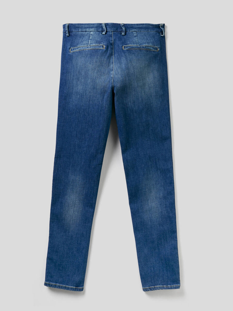 Slim chinos in stretch denim image number 2