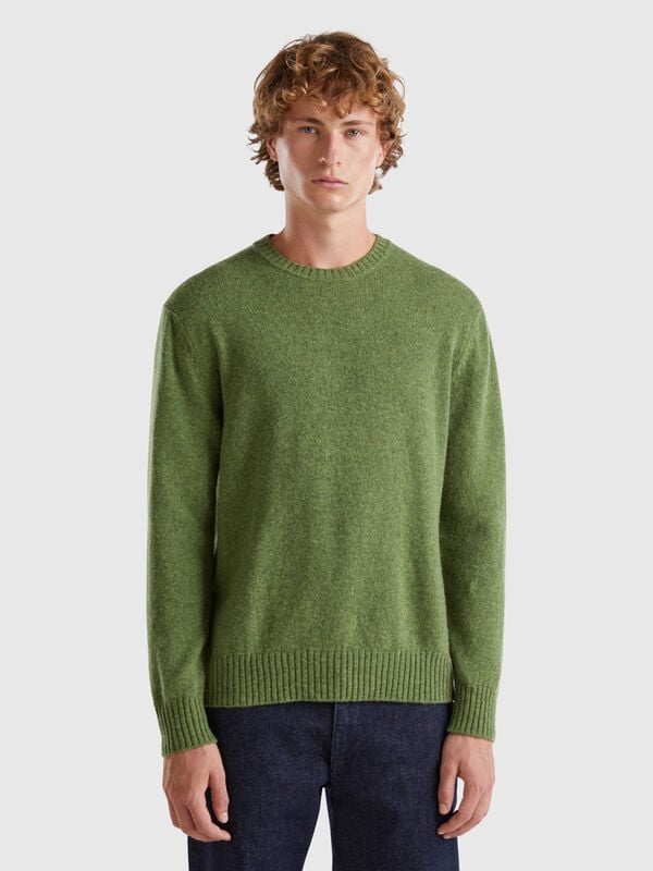 Sweater in Shetland wool Men