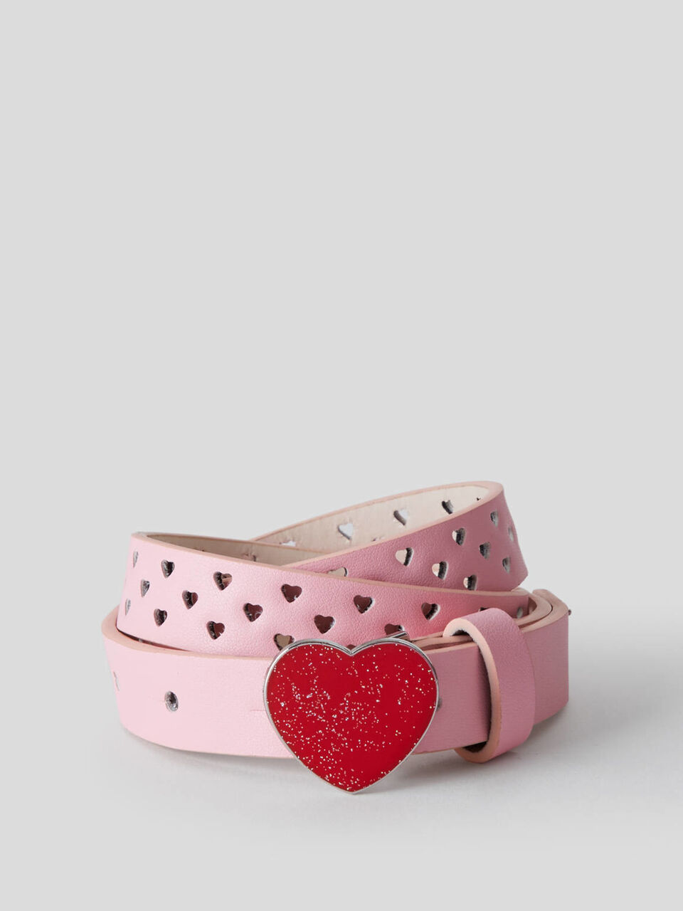 Belt with heart-shaped buckle image number 1
