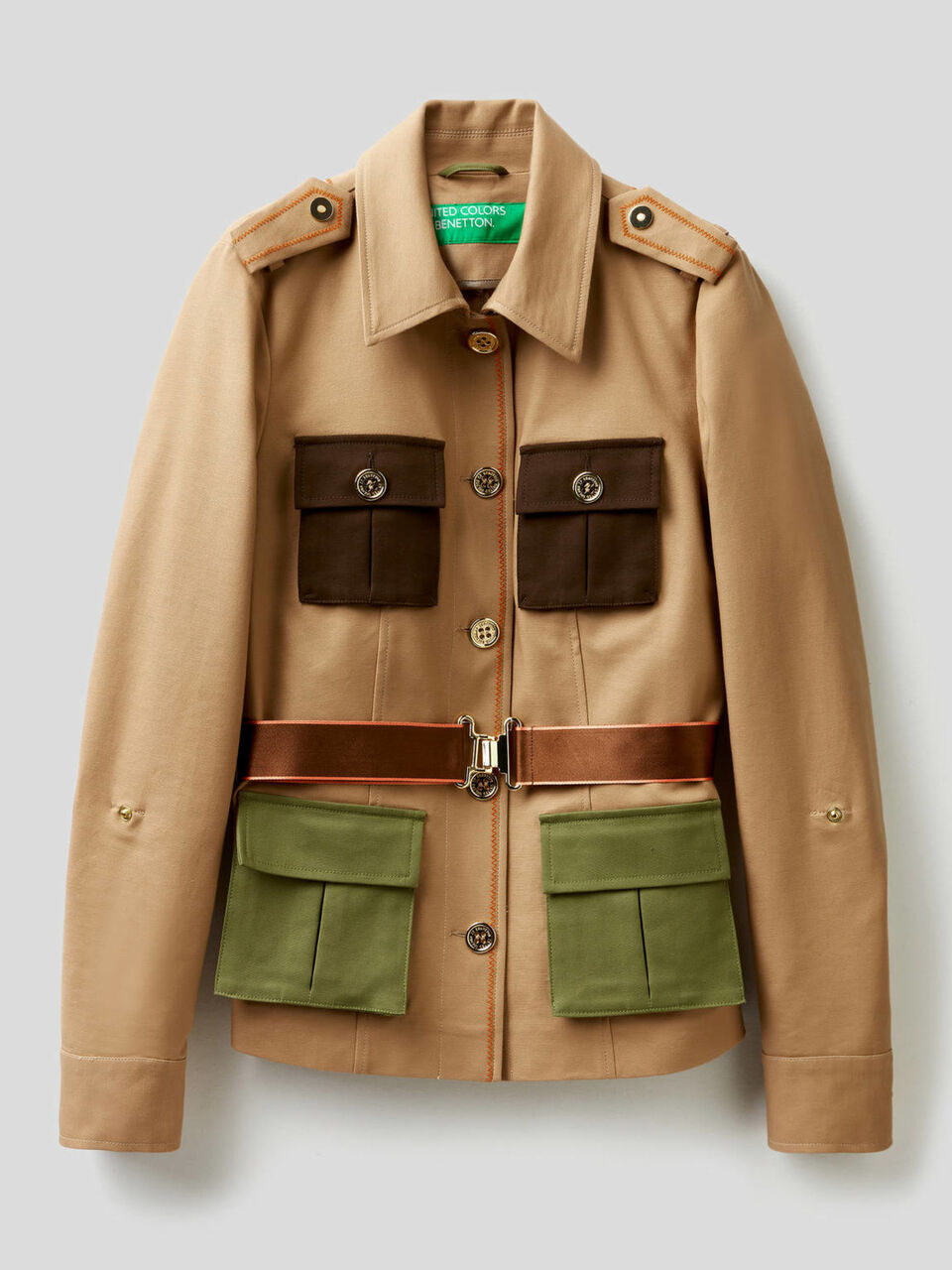 Saharan jacket in stretch cotton image number 1