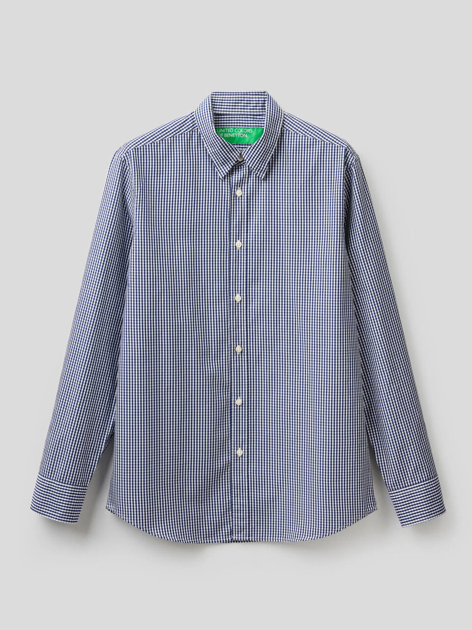 Slim fit 100% organic cotton shirt image number 1