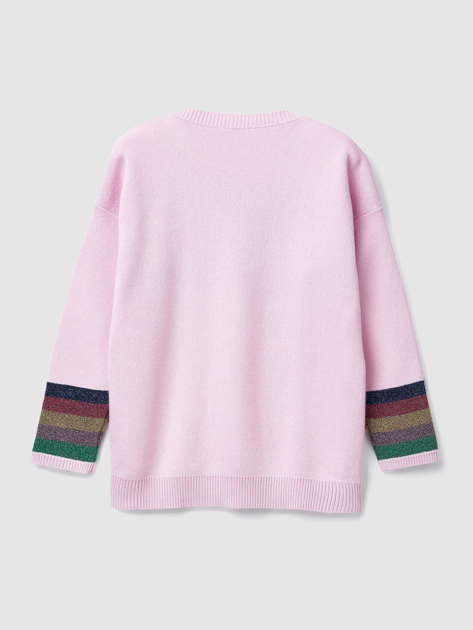 Sweater with text and lurex image number 2