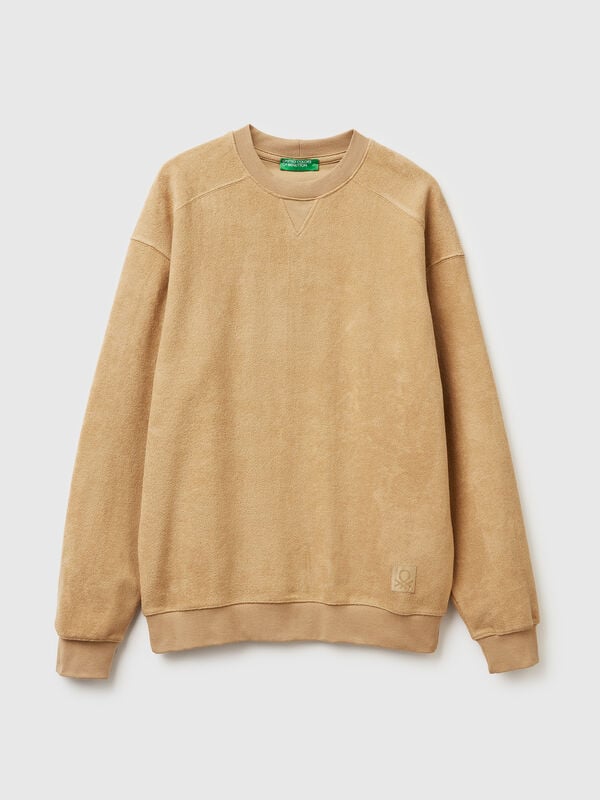 Sweatshirt in pure cotton Men