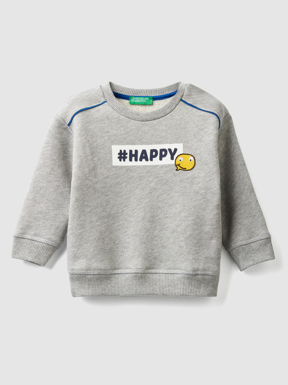 Sweatshirt with print and patch image number 1