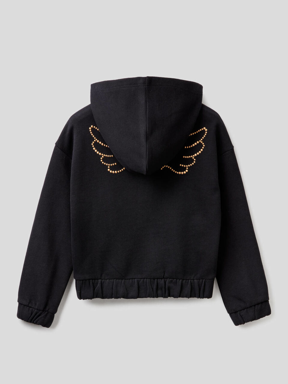 Cropped sweatshirt with studs image number 2