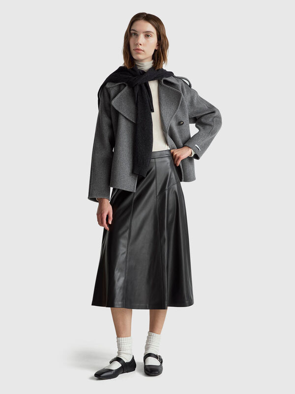 Skirt in imitation leather Women