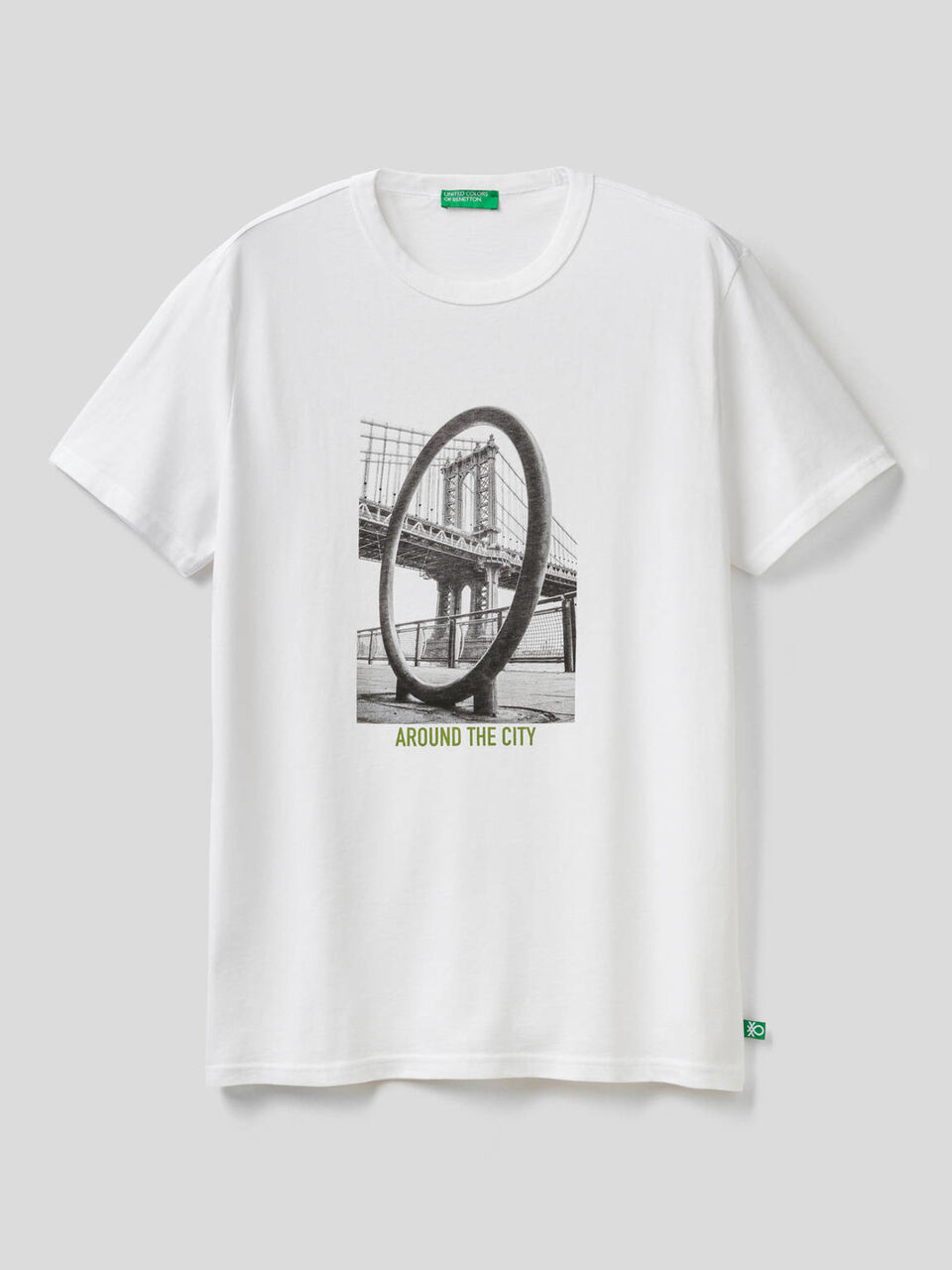 Organic cotton t-shirt with print image number 1