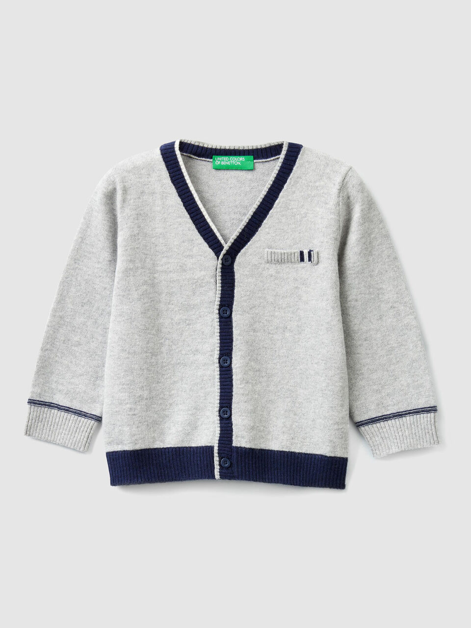 Cardigan with patches image number 1