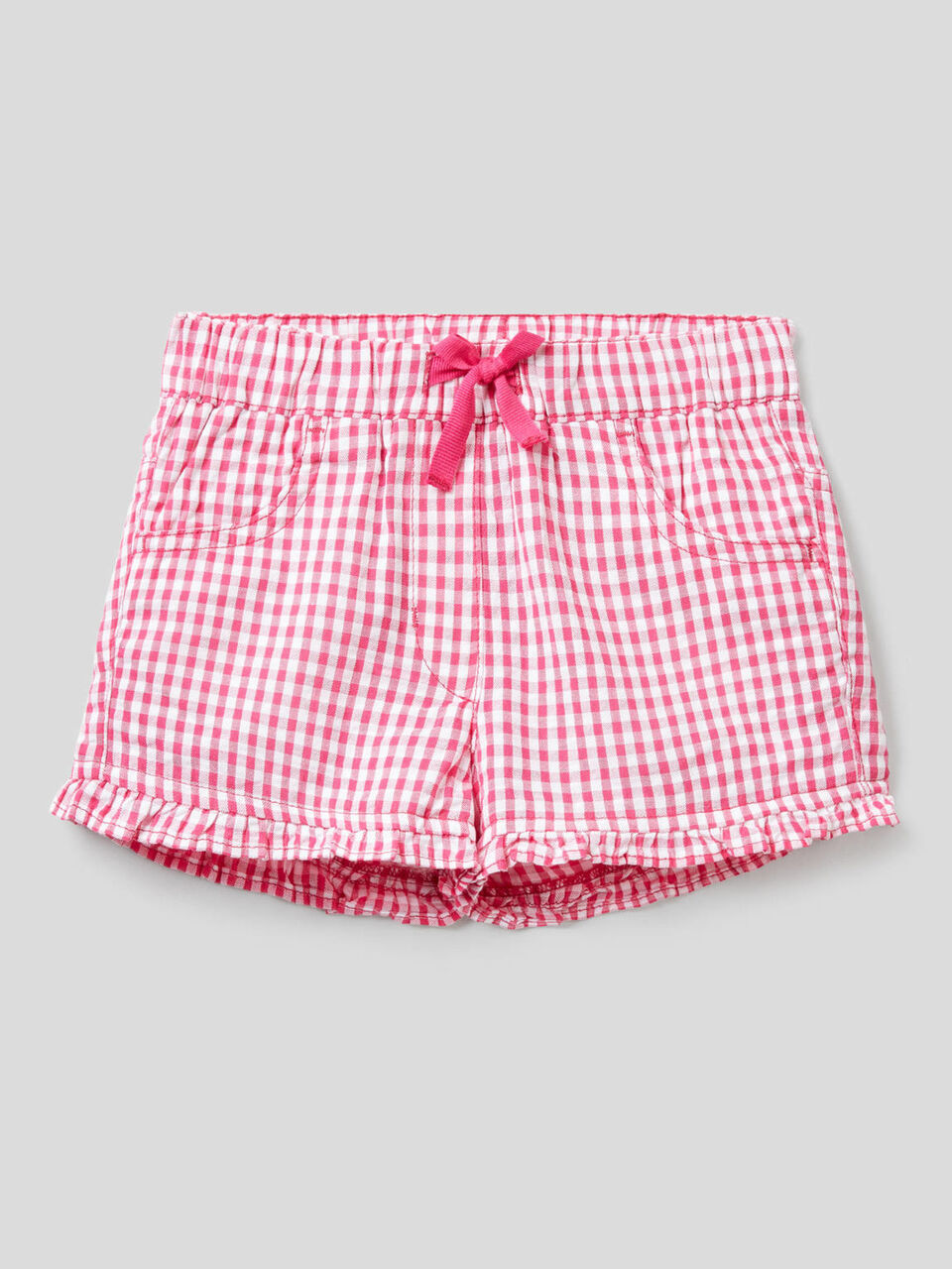Patterned shorts in 100% cotton image number 1