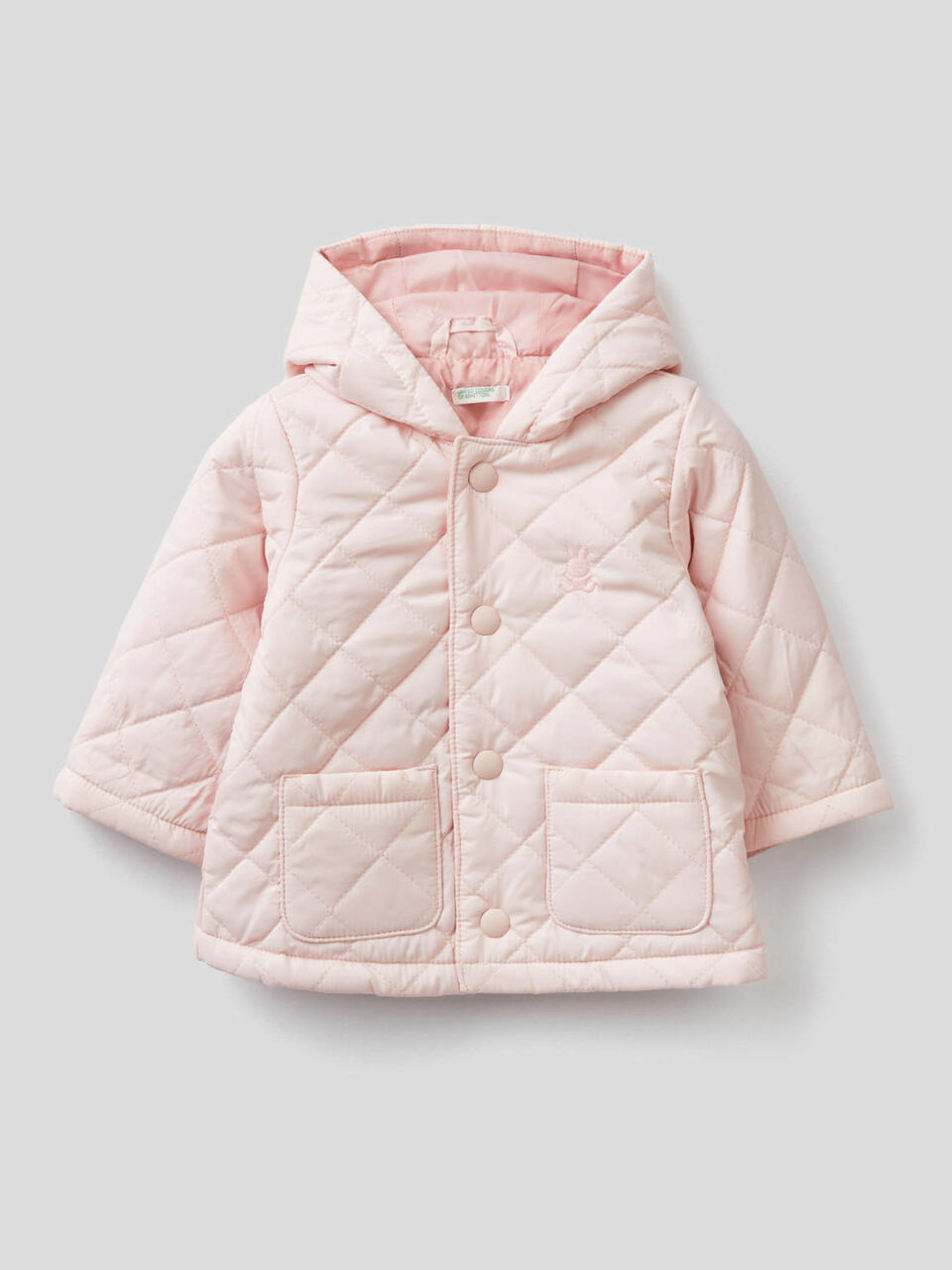 Quilted jacket with hood image number 1