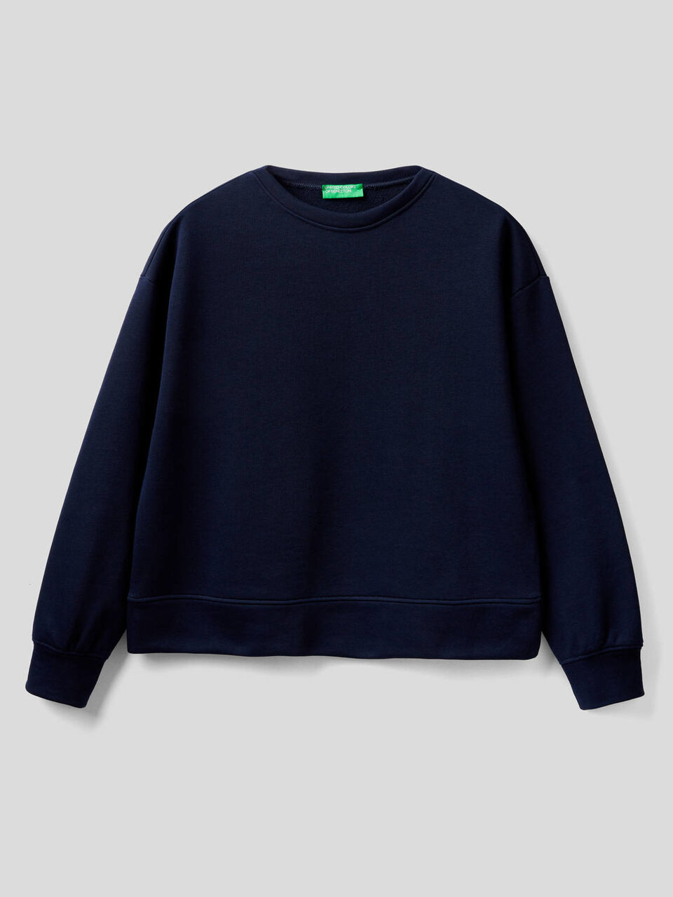 Cotton blend sweatshirt image number 1