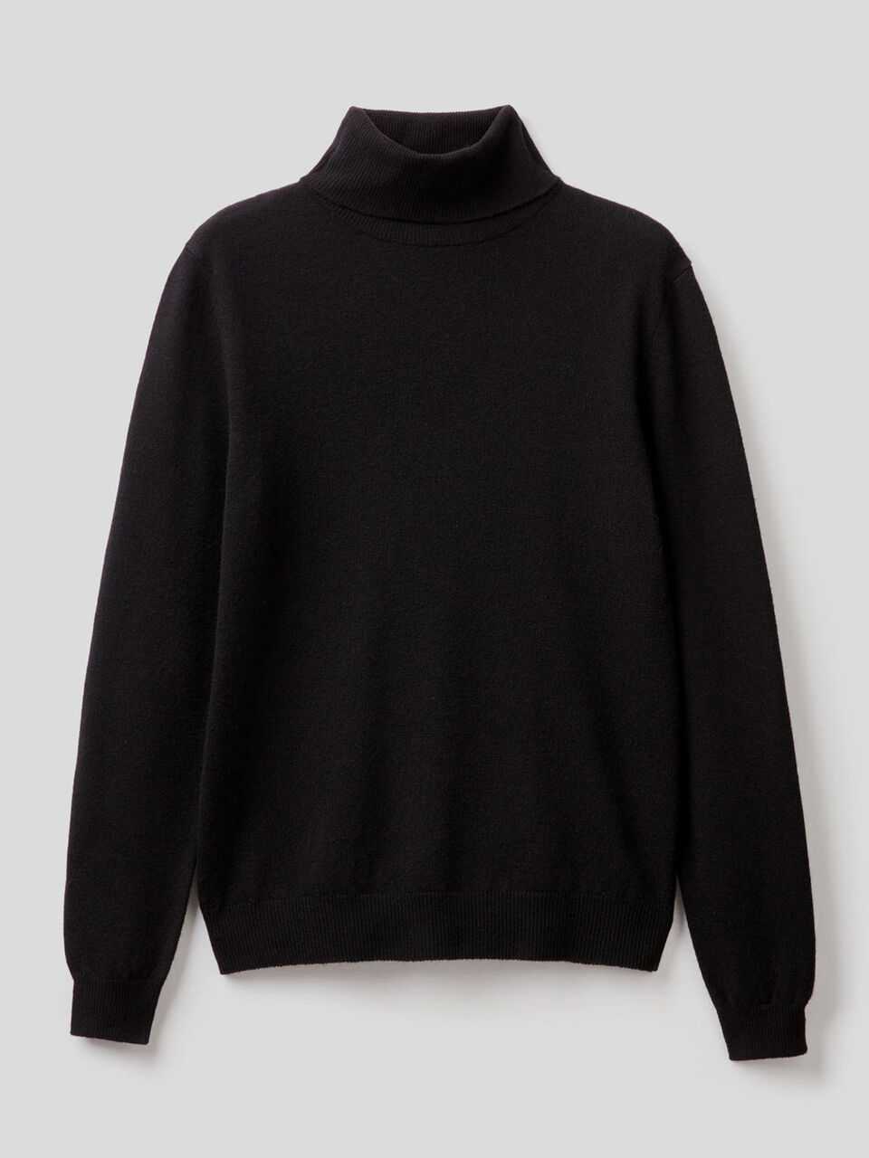 Turtleneck sweater in pure virgin wool image number 1