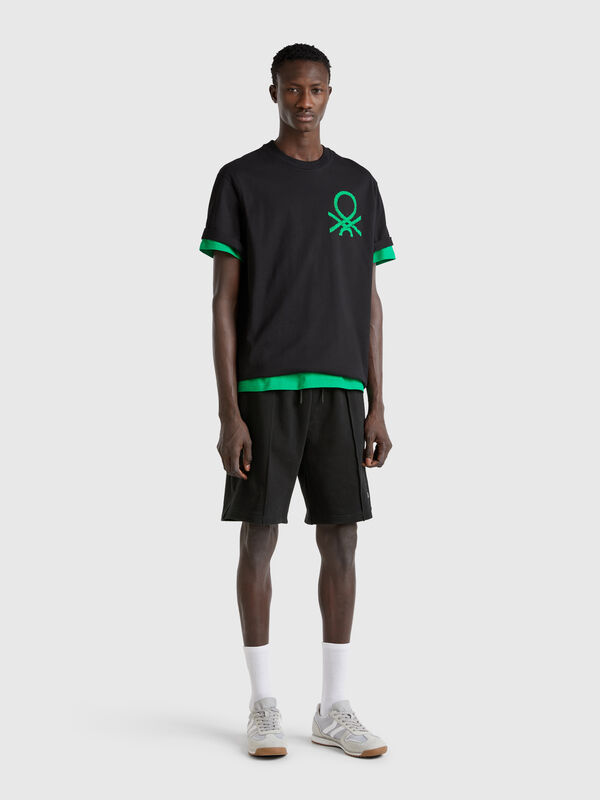 Bermudas in cotton sweat Men