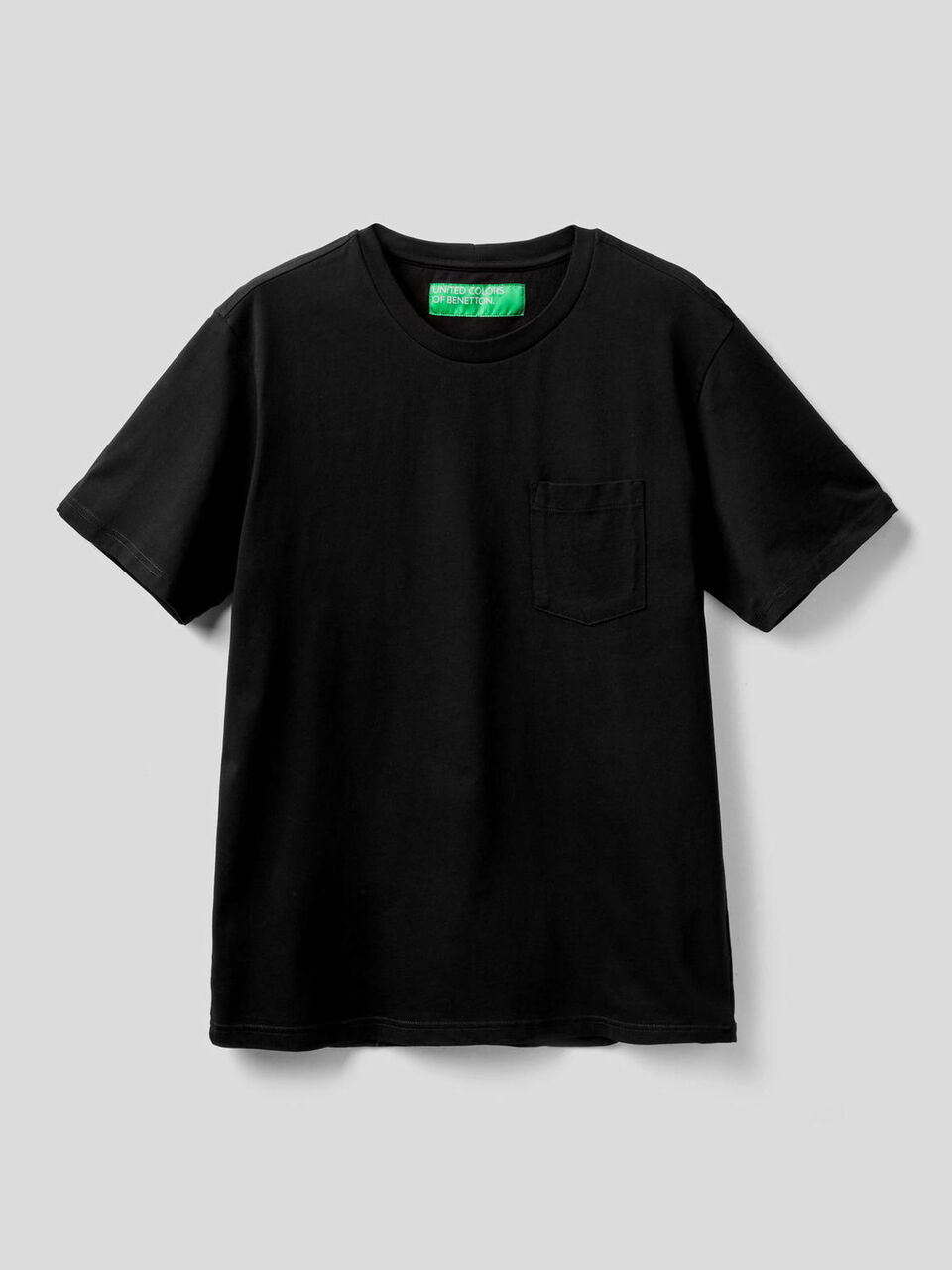 100% cotton t-shirt with pocket image number 1