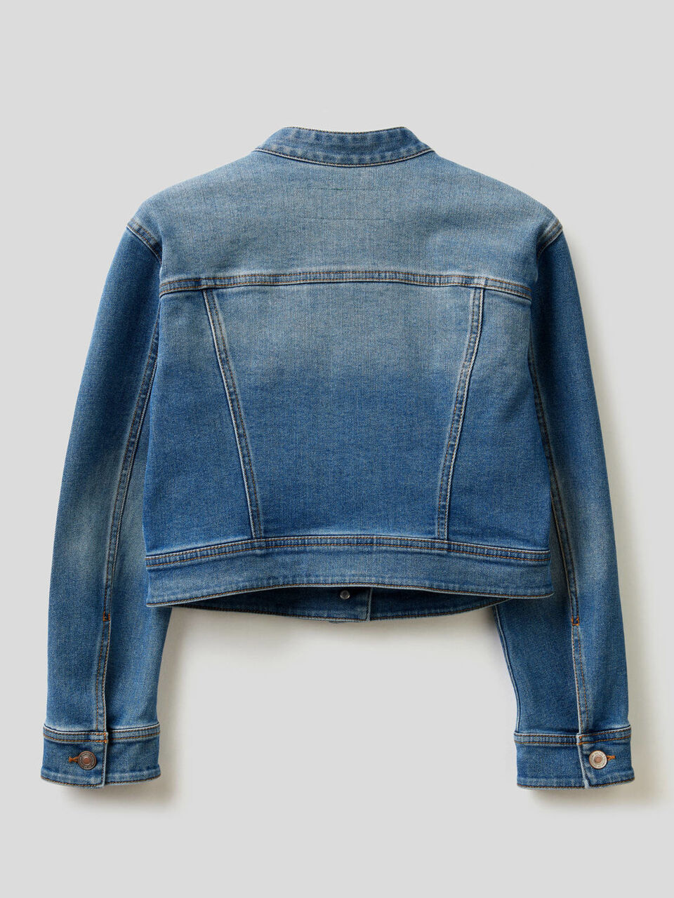 Cropped jean jacket image number 2