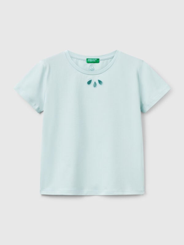 Cut out motif t-shirt Junior Girl