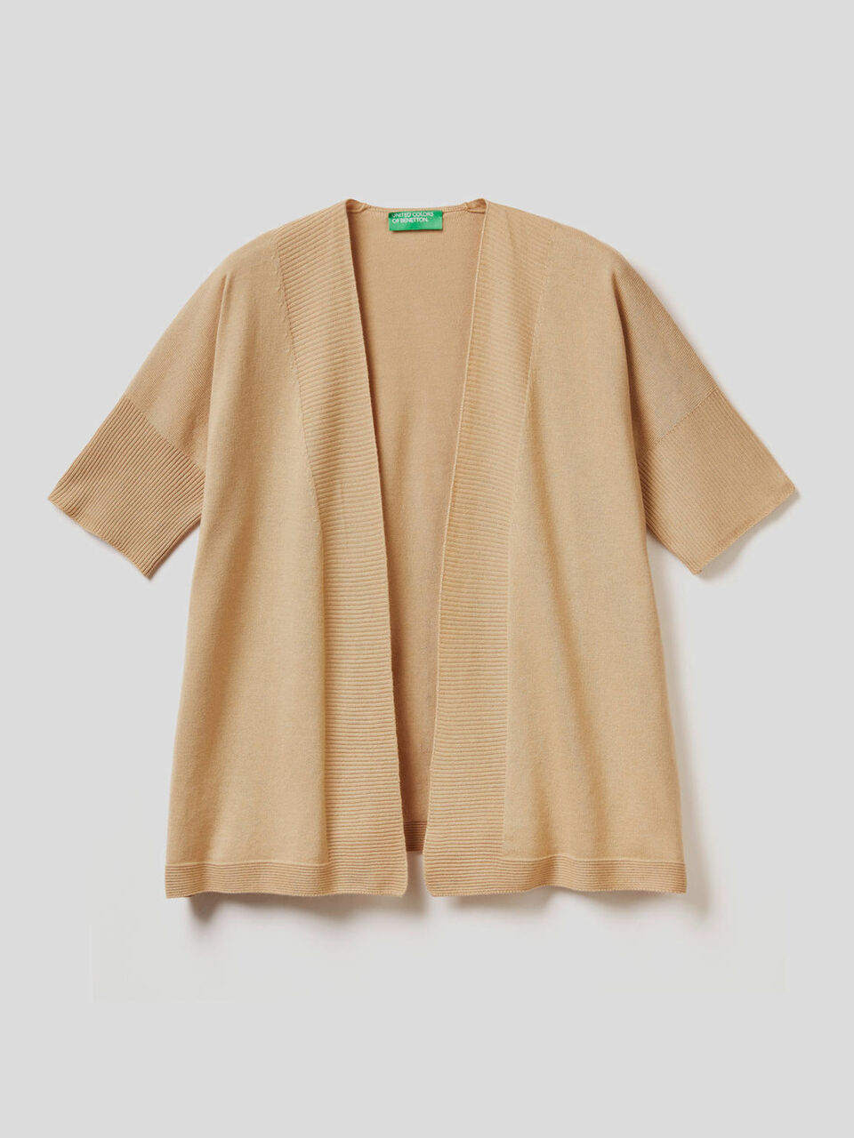 Open cardigan with kimono sleeves image number 1