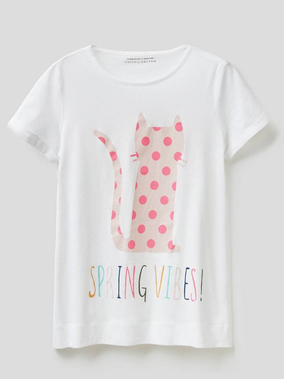 T-shirt with print and slits image number 1