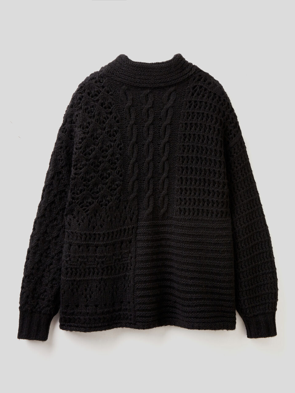 Knit sweater with high neck image number 2