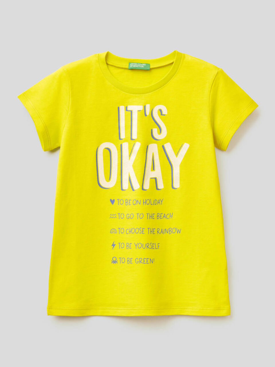 T-shirt with glittery print image number 1