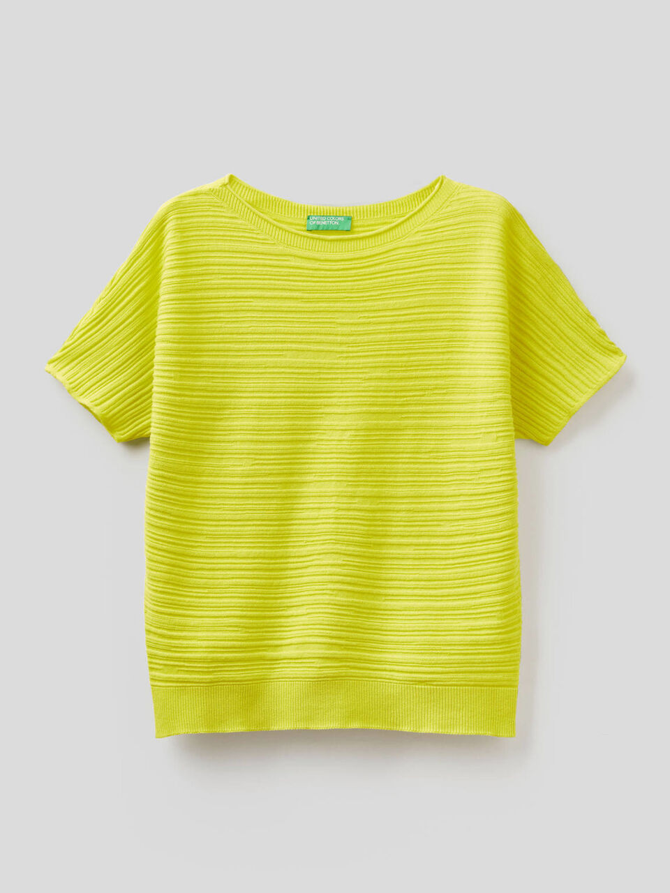 Sweater in pure cotton image number 1