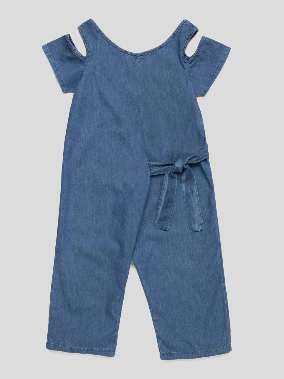 Jumpsuit with porthole and sash image number 1