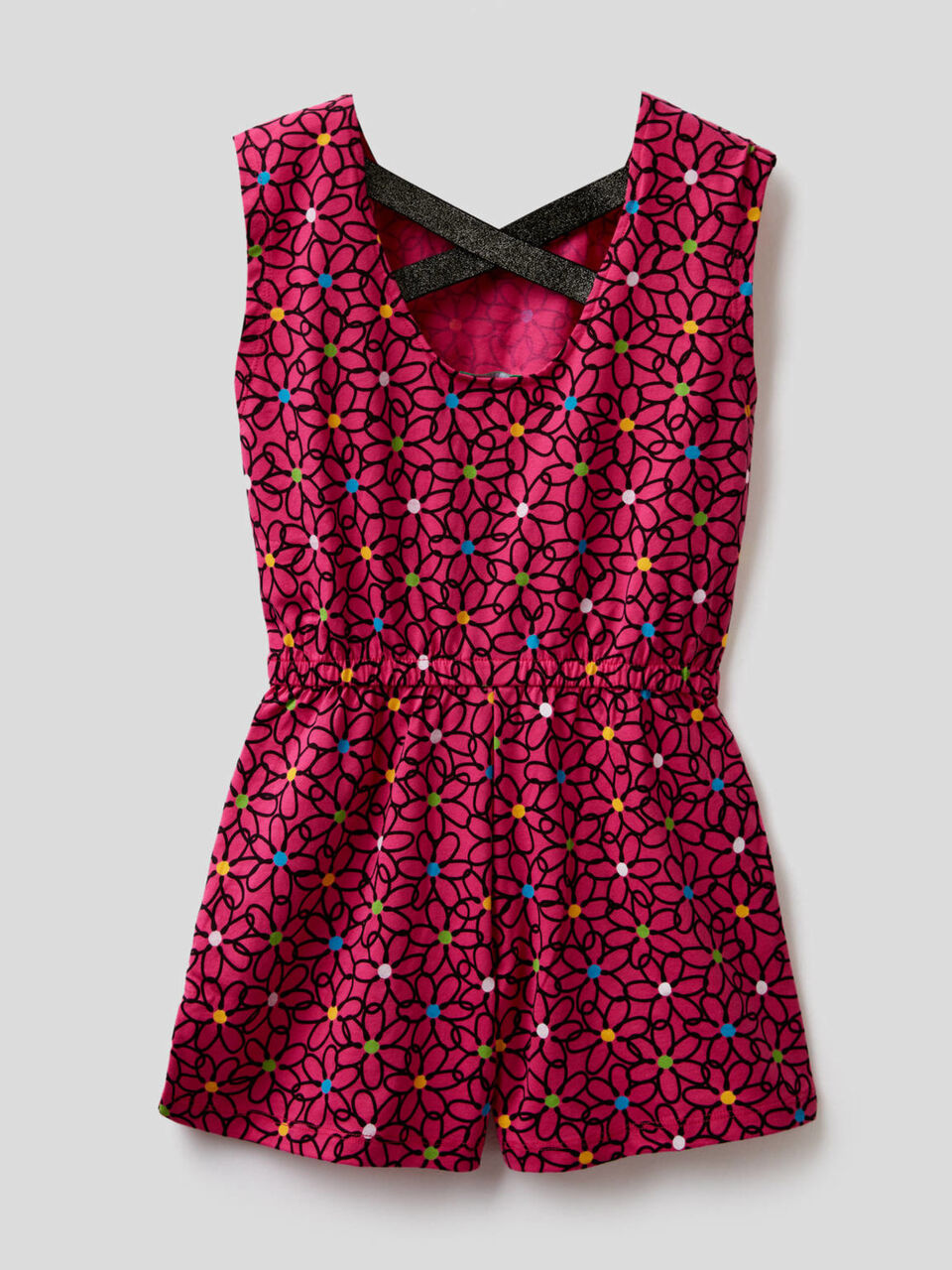 One-piece jumpsuit in pure cotton image number 2