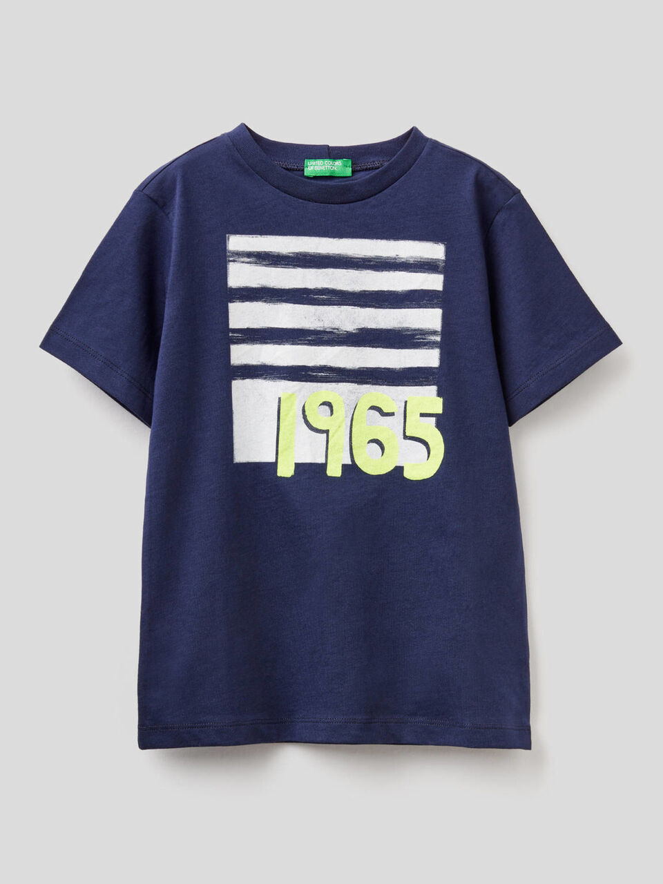 Pure cotton t-shirt with print image number 1