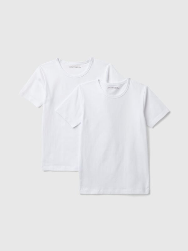 Two stretch organic cotton t-shirts Junior Boy