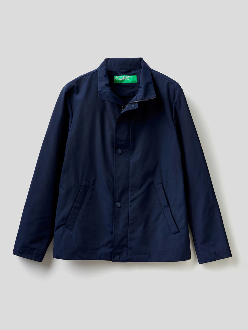 Jacket with zip and buttons image number 1