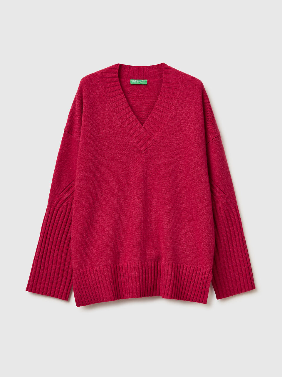 V NECK SWEATER L/S Women image number null