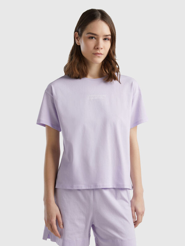 Short sleeve t-shirt with logo Women