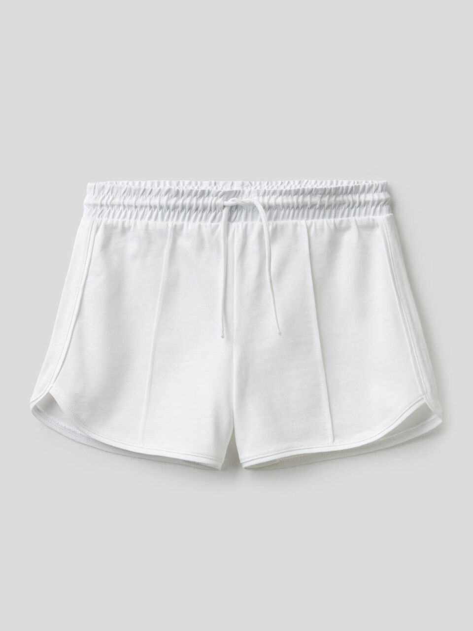 Yarn dyed shorts in pure cotton image number 1