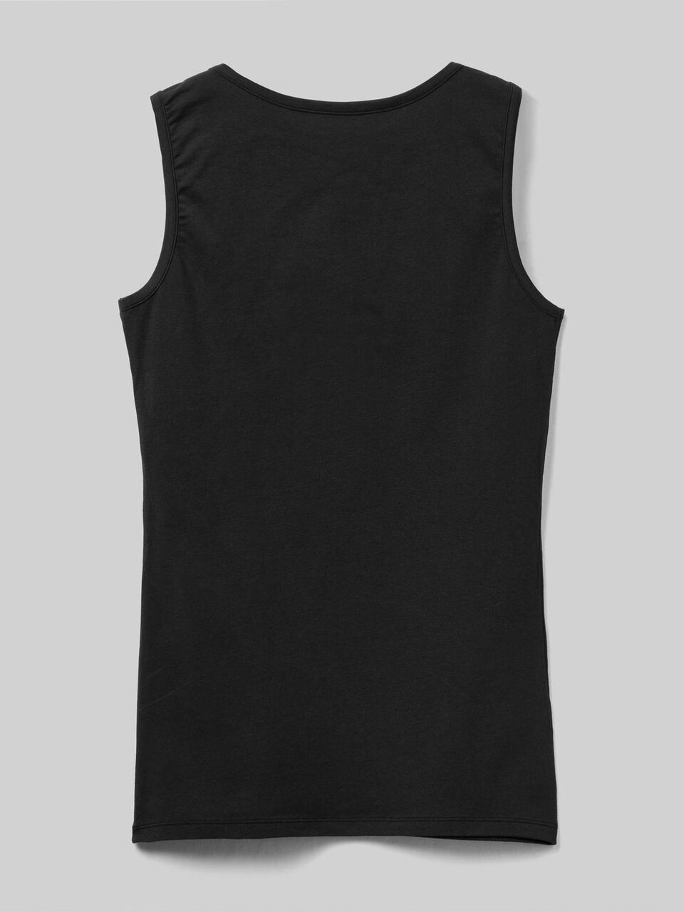 Tank top with V-neck in lace image number 2