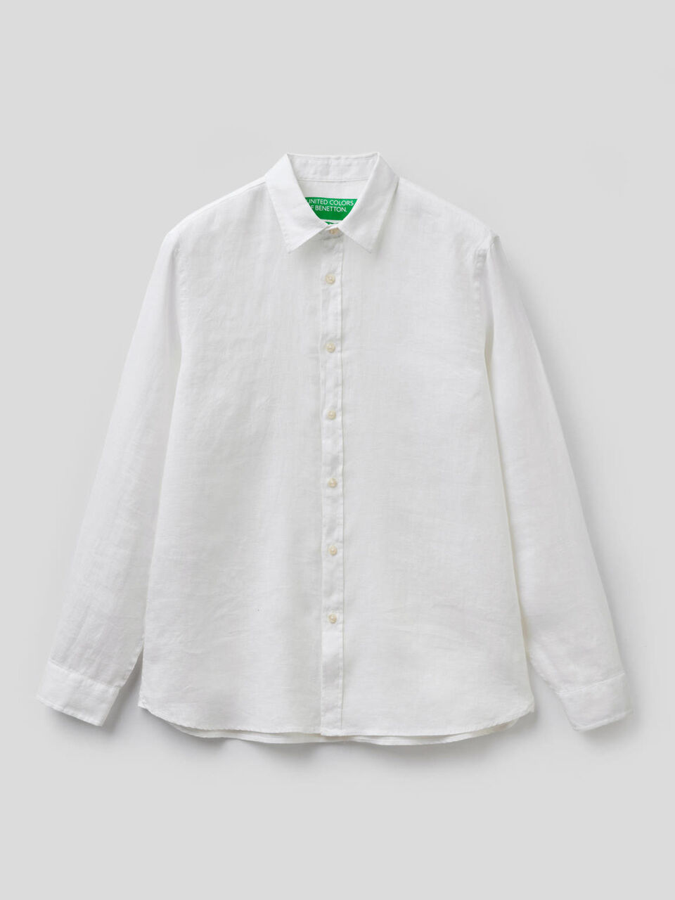 Shirt in pure linen image number 1