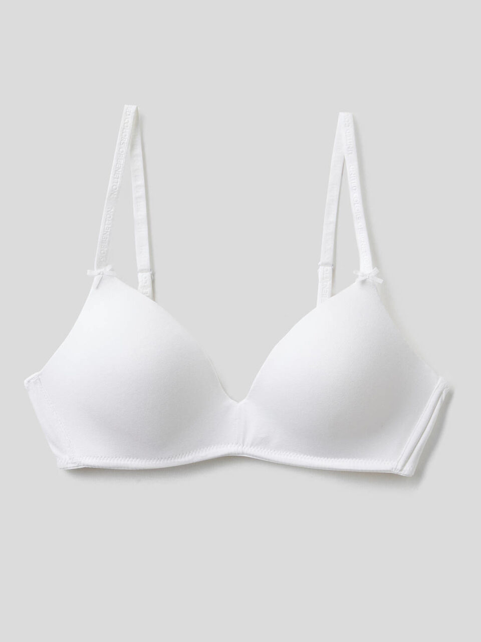 Triangle bra in stretch organic cotton image number 1