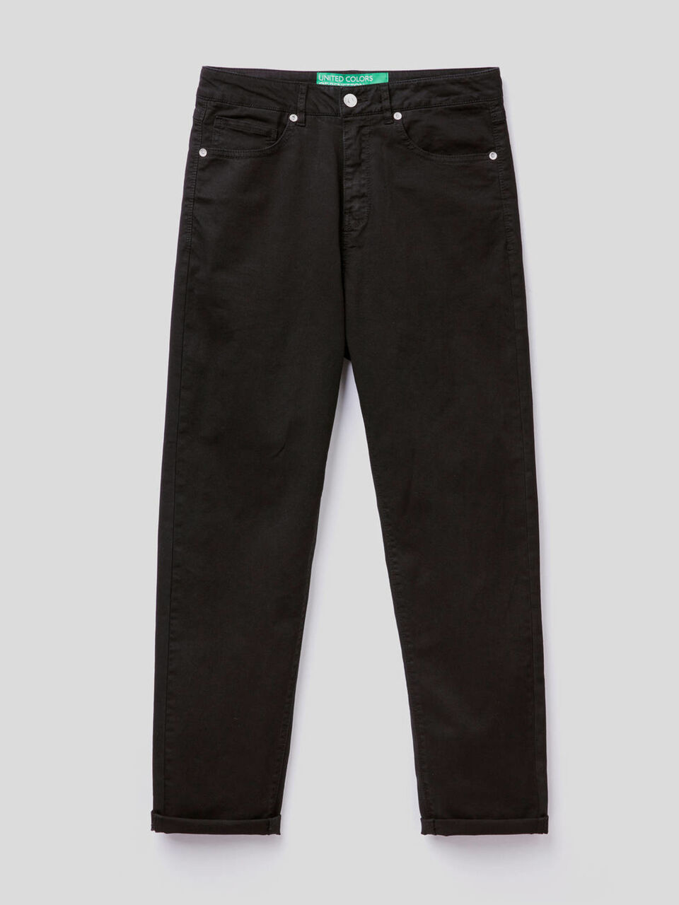 Boyfriend trousers in stretch cotton image number 1