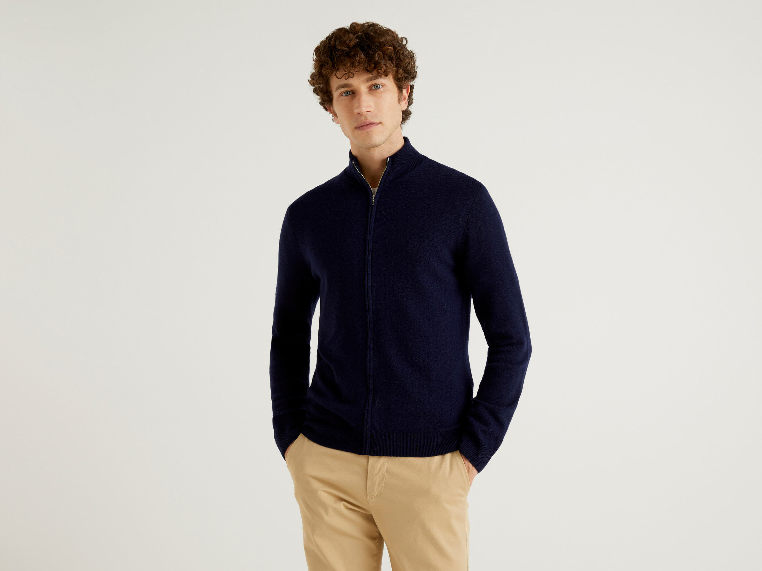 zip up cardigan